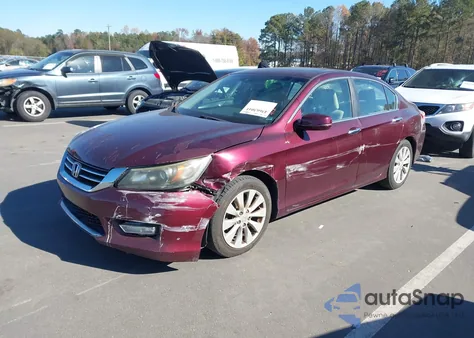 2013 Honda Accord Sdn Ex-L from USA, damaged, VIN 1HGCR2F85DA151428